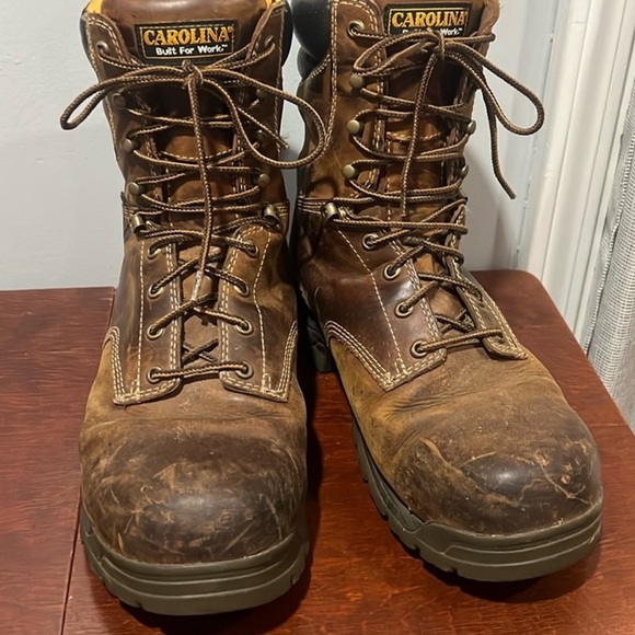 Carolina 🟤 Bruno Hi Men’s Waterproof Work Boots : built for Work size M 14 - Picture 2 of 10